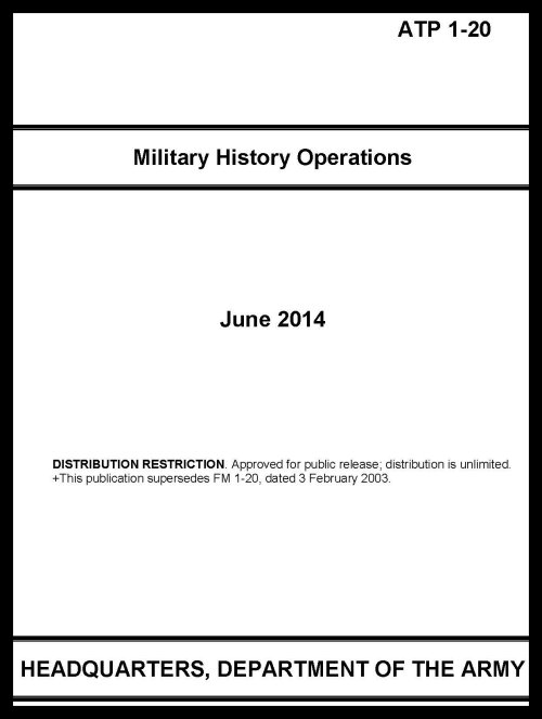 ATP 1-20 Military History Operations - 2014 - Mini size - Click Image to Close